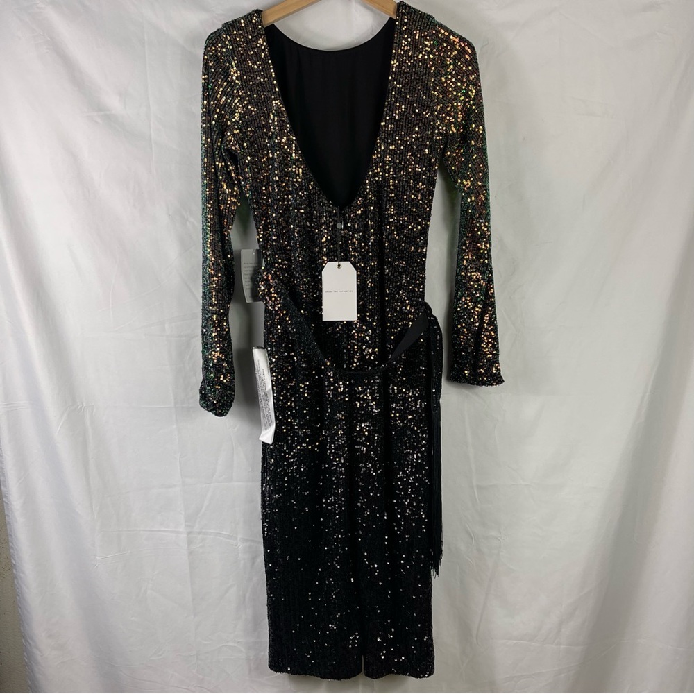 Dress the Population - Caro - Gold Multi - Picture 2 of 9